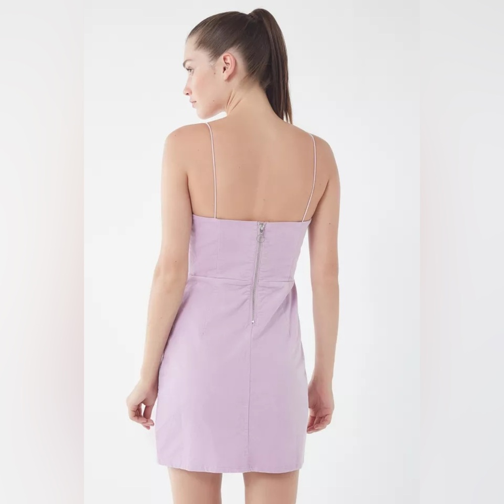 Urban Outfitters Lilac Corduroy Mini Dress